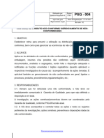 PSQ - 004 Controle de Produto Não Conforme Gerenciamento de Não Conformidade