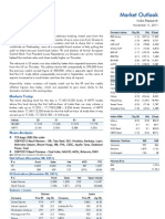 Market Outlook 11th November 2011