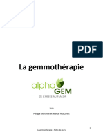 Gemmothérapie - Notes de Cours