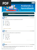 1º Simulado - Cálculo Diferencial e Integral III Wagner