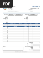 Online Invoicing Sample