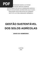 Gestão Sustentável Dos Solos Agrícolas Autor Universidade Federal Do Paraná