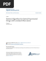 Statistical Algorithms For Optimal Experimental Design With Corre - Good