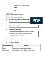 Sesion de Aprendizaje - Tics 2024