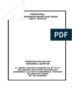 Proposal Permohonan Bantuan Dana: Hibah / Bansos