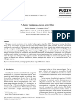 A Fuzzy Back Propagation Algorithm