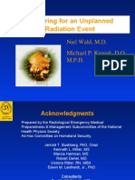 Preparing For An Unplanned Radiation Event