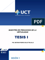 Sesión 1 - Problema de Investigación