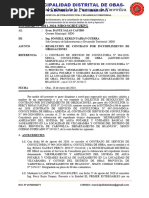 Informe #0011-2023 Resolucion de Contrato - Vilcabamba