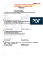 KCET 2024 Chemistry Paper With Answer