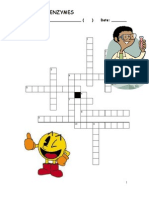 Chapter 4 ENZYMES Crossword Puzzle (Teacher)