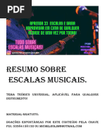 Escalas Musicais Por Michel K Bergmann Rolim em PDF