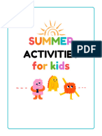  Kids Summer Activity Book