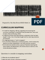 Curriculum Mapping and CQA