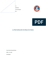 Normalizacion de Base de Datos (Oscar Gonzalez)