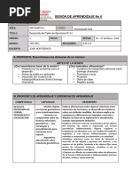 SESIÓN DE APRENDIZAJE No 6 TRIGONOMETRIA 1RO A, B, C, D SECUNDARIA