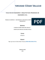 Trabajo Movimiento Curvilineo (Componentes Normal y Tangencial) Grupo #05