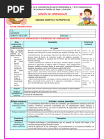 2º U2 S3 Sesion D3 Com Leemos Recetas Saludables Maestras de Primaria Del Peru