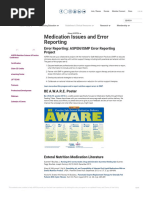 ASPEN - Medication Issues and Error Reporting