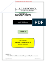 LFSC G10 Topic Test 2 Memo Chemistry of Life