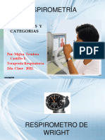 Espirometría, Técnicas y Maniobras. Categorías de PFT. AD y PED 2 Clase 2022