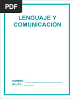 Lenguaje y Comunicacion