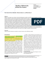 Abdullah Et Al 2021 Developments in Quality of Work Life Research and Directions For Future Research