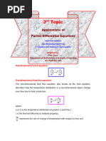 3 Topic: Applications of Partial Differential Equations