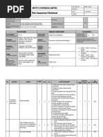 1-RISK ASSESSMENT For MOBILIZATION WORKS