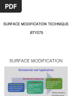 Surface Modification of Biomaterial