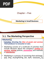 CHAPTER - 5 Marketing in Small Business