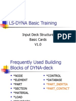 LS DYNA Basic Cards