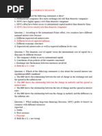 Multiple Choice MNCs