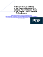 Holocaust Education in Primary Schools in The Twenty First Century Current Practices Potentials and Ways Forward 1St Ed Edition Claus Christian W Szejnmann Full Chapter