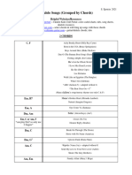 Ukulele Songs by Chords 2