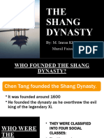 The Shang Dynasty