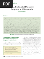 Drug Treatment of Depressive Symptoms in Schizophrenia