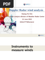 Doppler Radar Wind Analysis