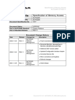 AUTOSAR CP SWS MemoryAccess