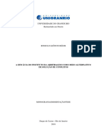 TCC - Romulo Leôncio - A Eficácia Do Instituto Da Arbitragem Como Meio Alternativo de Solução de Conflitos