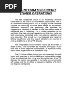 555 Integrated Circuit (Timer Operation)