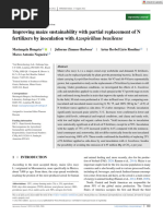 Agronomy Journal - 2022 - Hungria - Improving Maize Sustainability With Partial Replacement of N Fertilizers by Inoculation