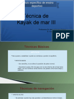 Kaiak de Mar III Técnica, Seguridad 2