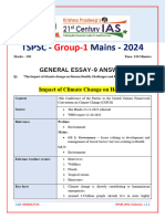 TSPSC Essay-09 EM Q&Ans.