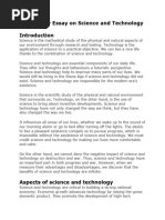 Expository Essay On Science and Technology