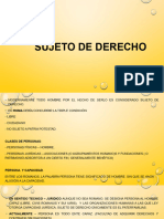 Curso de Derecho Romano Clase 4 Sujeto de Derecho