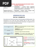 Matematicas - 03 - 18 Al 22 de Marzo de 2024 Rectas y Segmentos