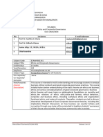 Syllabus Etika Dan Tata Kelola AACSB - CAU - Febaruary 2023