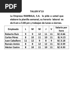 PARCIAL OK - Horas Extras