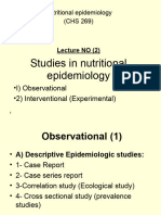 Nutritional Epidemiology